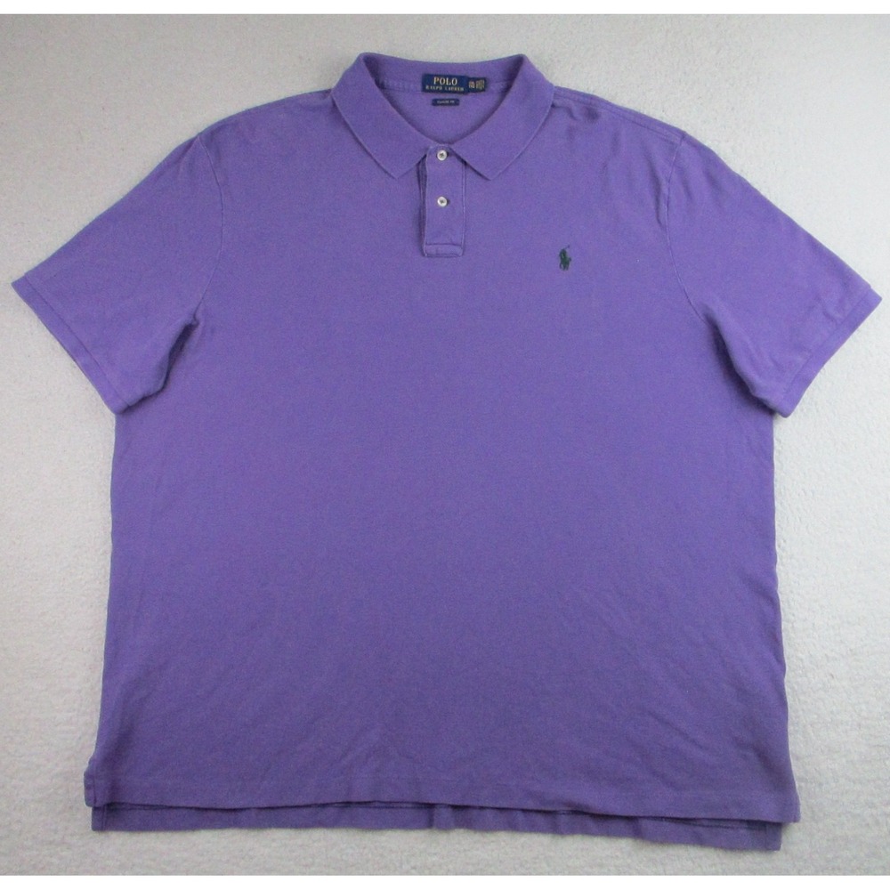 Polo Ralph Lauren Polo Shirt Mens XXL Classic‎ Fit Embroidered Pony Short Sleeve